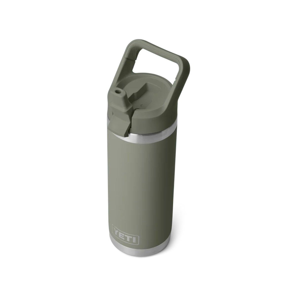 Yeti Rambler 18oz 532ml Insulated Bottle with Colour Matched Straw Cap Pampa Green 70000007317 Yeti-RamblerStraw-18oz