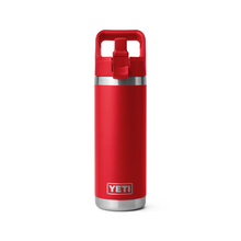 Load image into Gallery viewer, Yeti Rambler Insulated Bottle with Colour Straw Cap (18oz/532ml)(Rescue Red)

