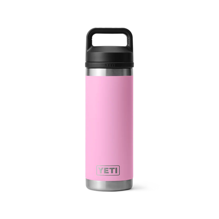 Yeti Rambler Bottle with Chug Cap (18oz/532ml)(Power Pink)