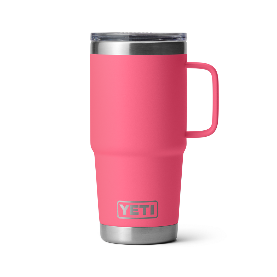 Yeti Rambler Travel Mug (20oz/591ml)(Tropical Pink)