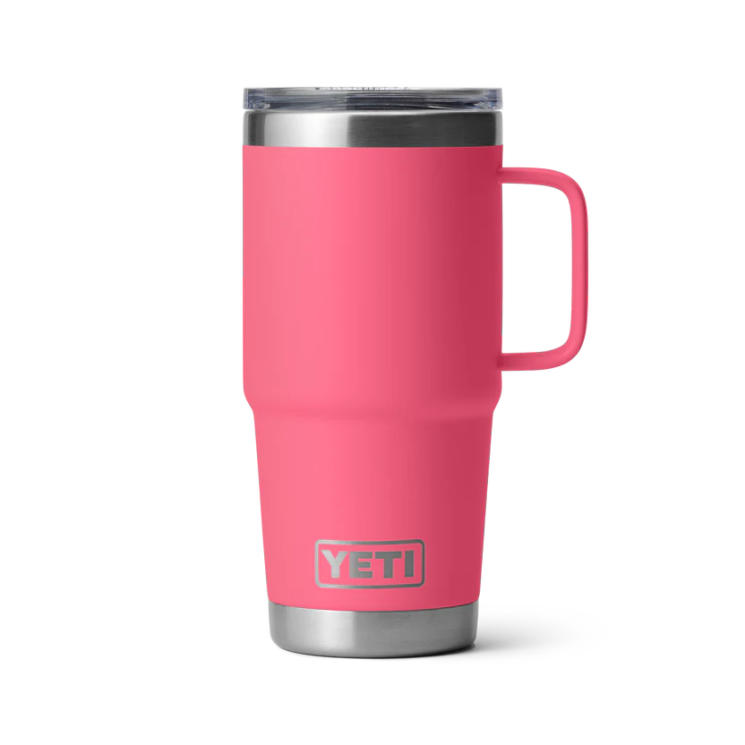 Yeti Rambler Travel Mug (20oz/591ml)(Tropical Pink)