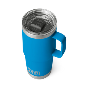 Yeti Rambler Travel Mug (20oz/591ml)(Big Wave Blue)