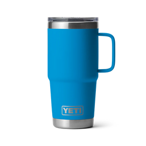 Yeti Rambler Travel Mug (20oz/591ml)(Big Wave Blue)