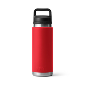 Yeti Rambler Insulated Bottle with Chug Cap (26oz/769ml)(Rescue Red)