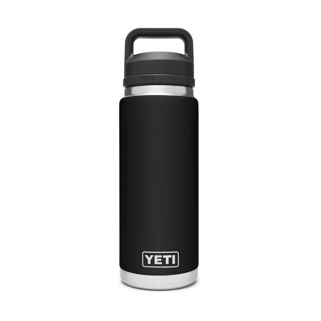 Yeti Rambler Insulated Bottle with Chug Cap (26oz/769ml)(Black)