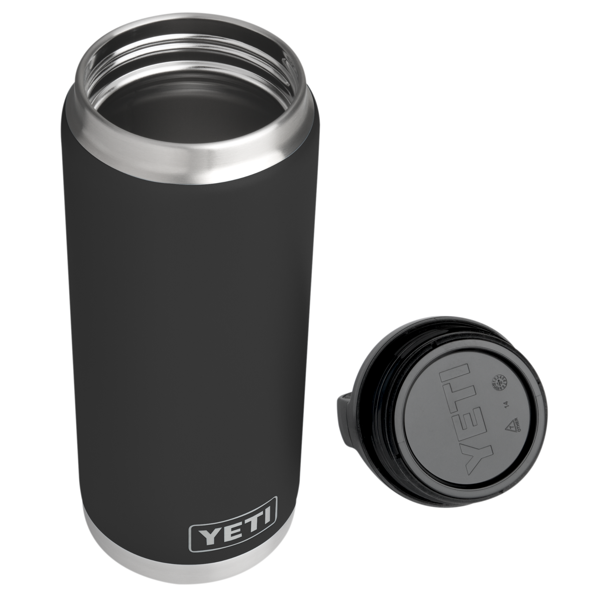 Yeti Rambler 26oz/769ml Insulated Bottle with Chug Cap (Black)