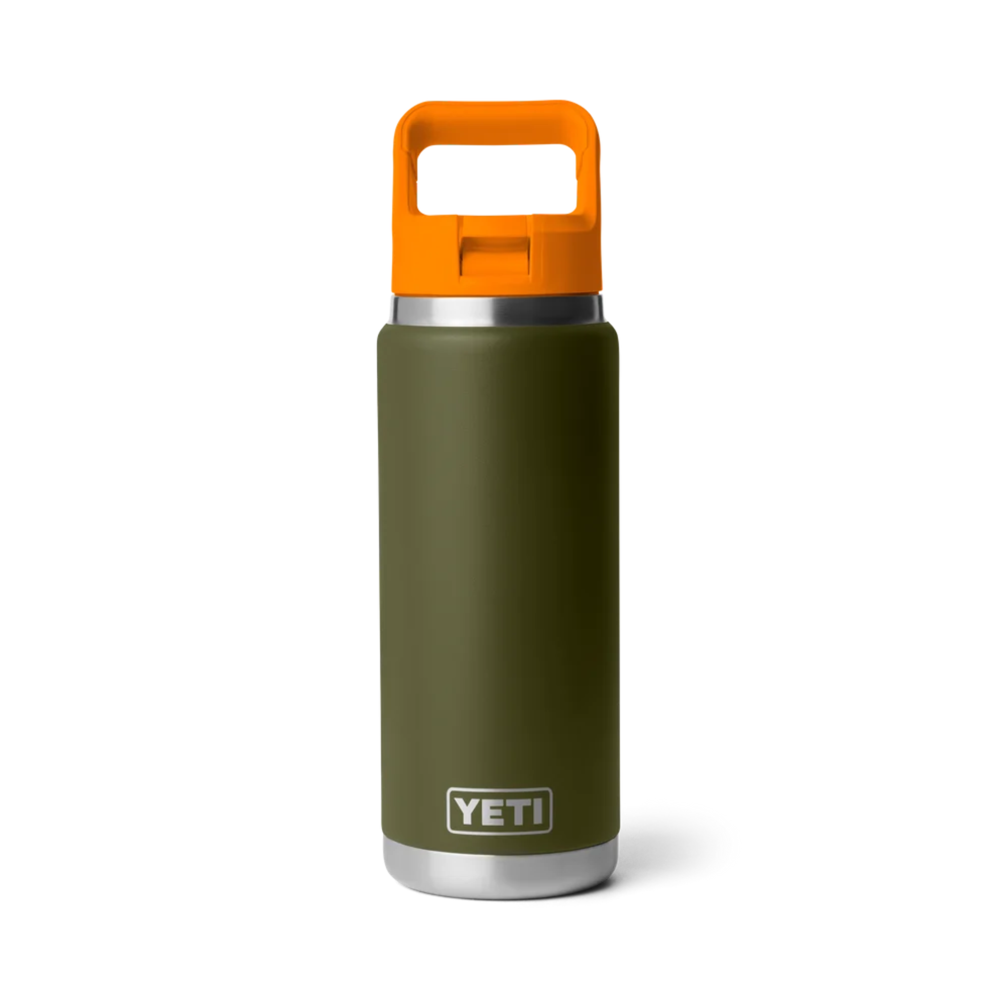 Yeti Rambler 26oz Insulated Bottle Straw Cap Olive King Crab Orange 70000007323 Yeti-RamblerStraw-26oz