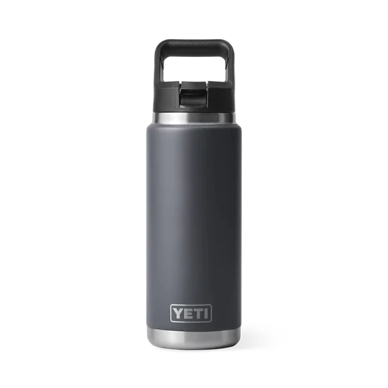Yeti Rambler Straw Bottle (26oz/760ml)(Charcoal)