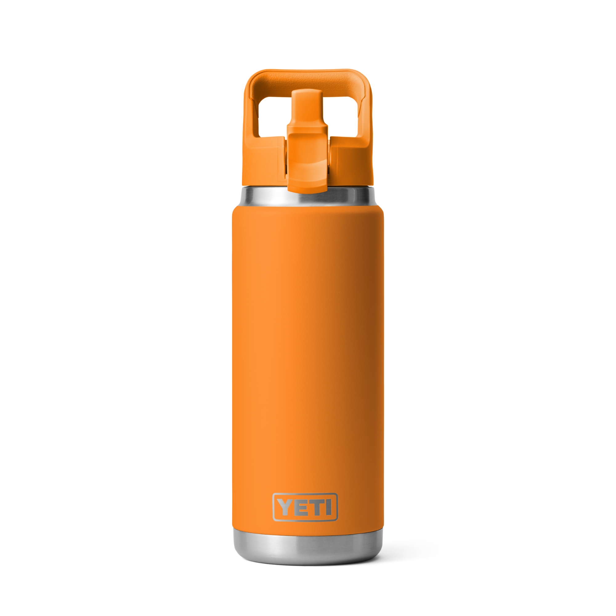 Yeti Rambler 26oz/769ml Insulated Bottle with Colour Straw Cap (King Crab)