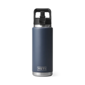 Yeti Rambler 26 oz/769ml Insulated Bottle with Straw Cap (Navy)