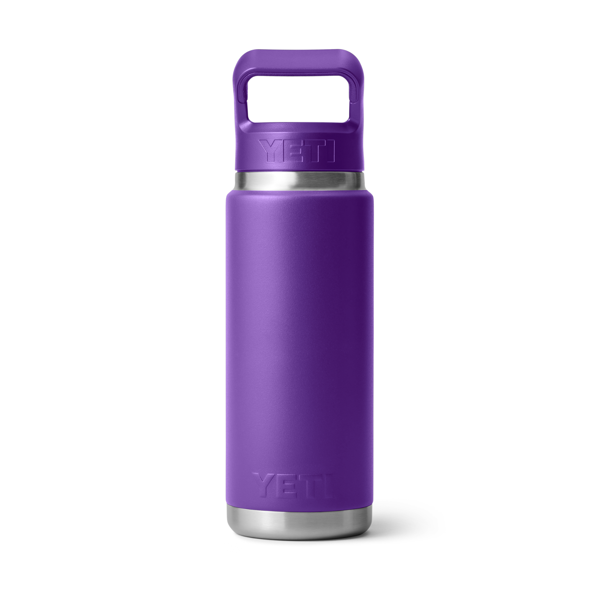 Yeti Rambler 26oz/769ml Insulated Bottle with Colour Straw Cap (Pace Purple)