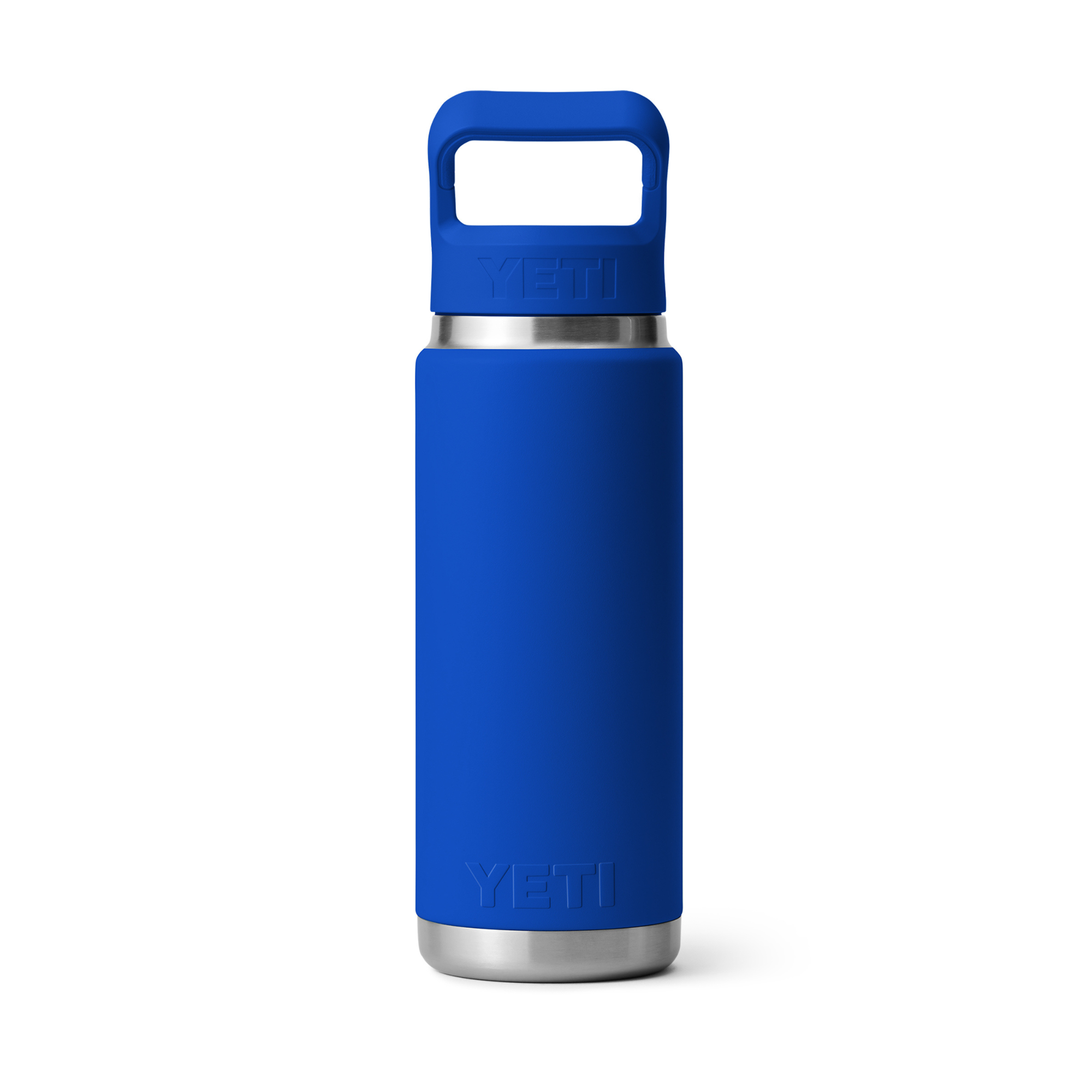 Yeti Rambler 26oz/769ml Insulated Bottle with Colour Straw Cap (Royal Blue)