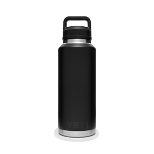 Yeti Rambler Bottle with Chug Cap (46oz/1.4L)(Black)