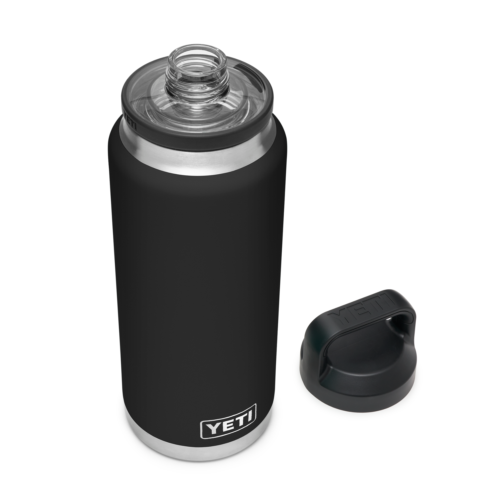 Yeti Rambler Insulated Bottle with Chug Cap 36oz 1L Black 70000003352 Yeti-Chug-36oz