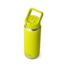Load image into Gallery viewer, Yeti Rambler Insulated Bottle with Colour Straw Cap (26oz/769ml)(FireFly Yellow)
