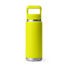 Load image into Gallery viewer, Yeti Rambler Insulated Bottle with Colour Straw Cap (26oz/769ml)(FireFly Yellow)
