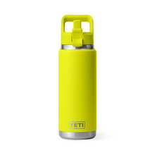 Load image into Gallery viewer, Yeti Rambler Insulated Bottle with Colour Straw Cap (26oz/769ml)(FireFly Yellow)
