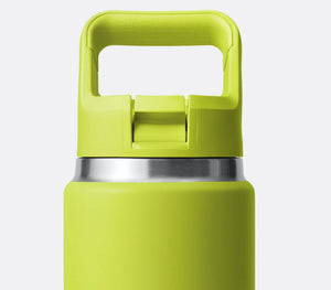 Yeti Rambler Insulated Bottle with Colour Straw Cap (26oz/769ml)(FireFly Yellow)