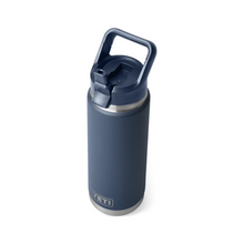Load image into Gallery viewer, Yeti Rambler Insulated Bottle with Colour Straw Cap (26oz/769ml)(Navy)
