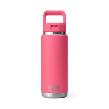 Load image into Gallery viewer, Yeti Rambler Insulated Bottle with Coloured Straw Cap (26oz/769ml)(Tropical Pink)
