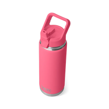 Load image into Gallery viewer, Yeti Rambler Insulated Bottle with Coloured Straw Cap (26oz/769ml)(Tropical Pink)
