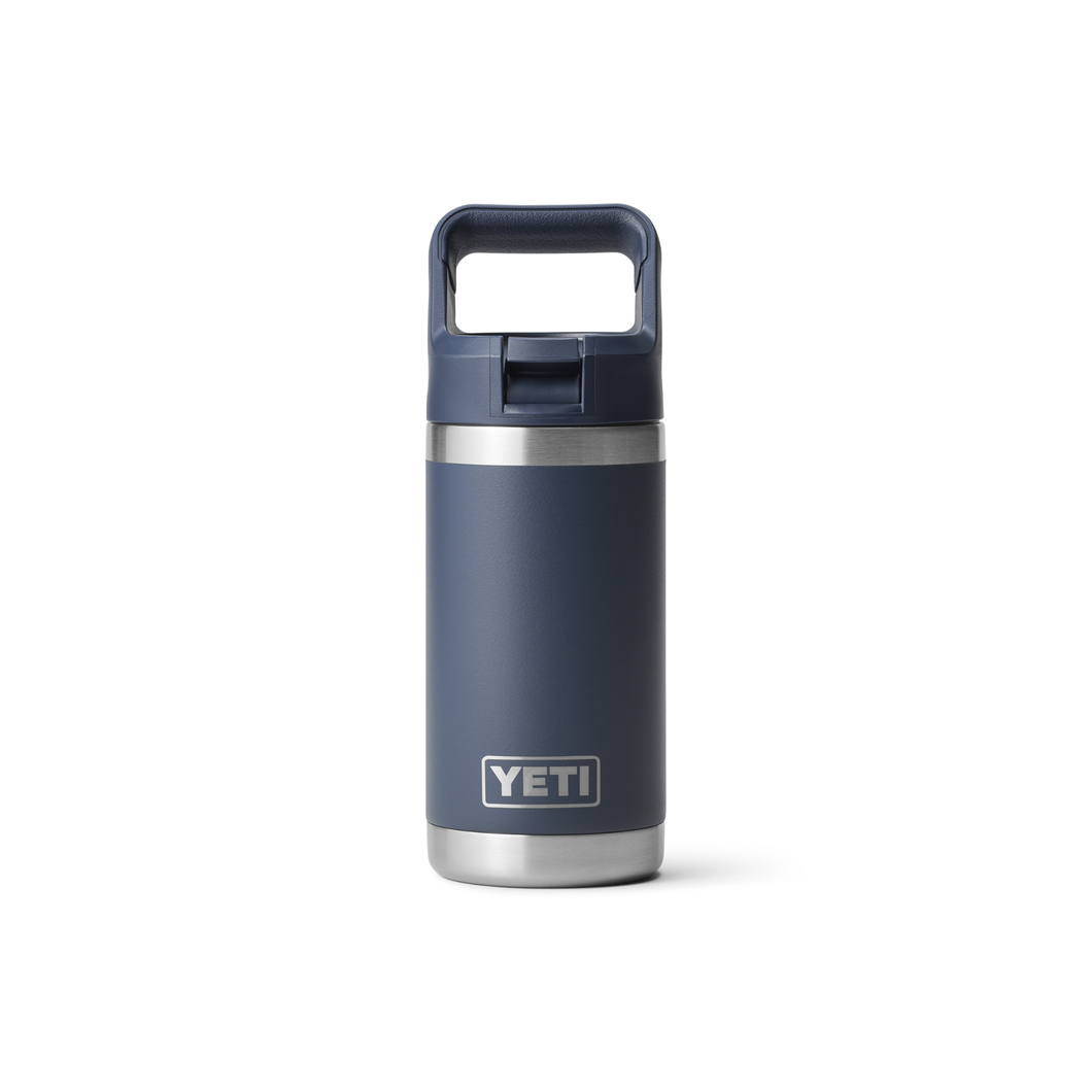 Yeti Rambler Junior with Colour Straw Cap (12oz/355ml)(Navy)