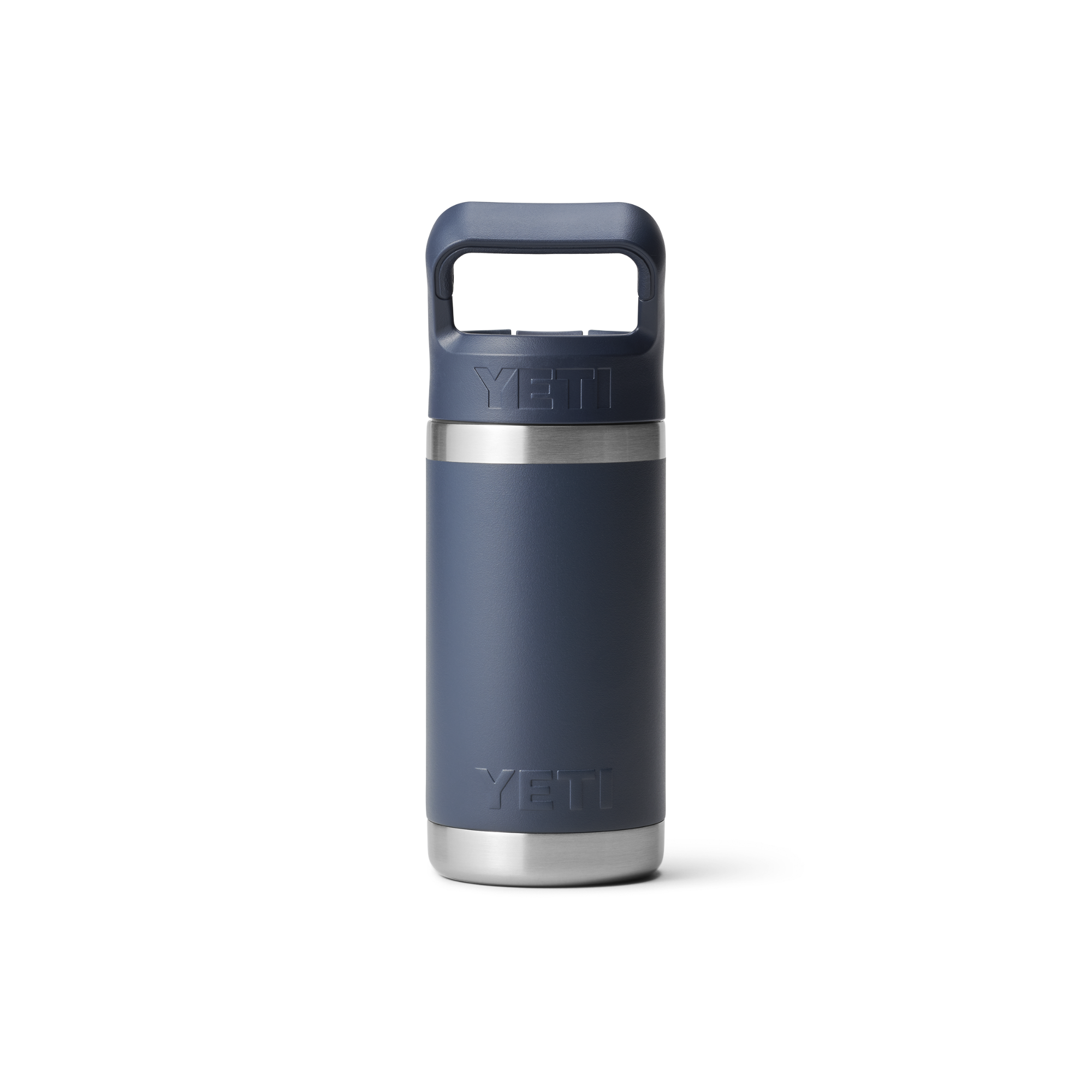 Yeti Rambler 12oz/355ml Junior Bottle with Colour Straw Cap (Navy)