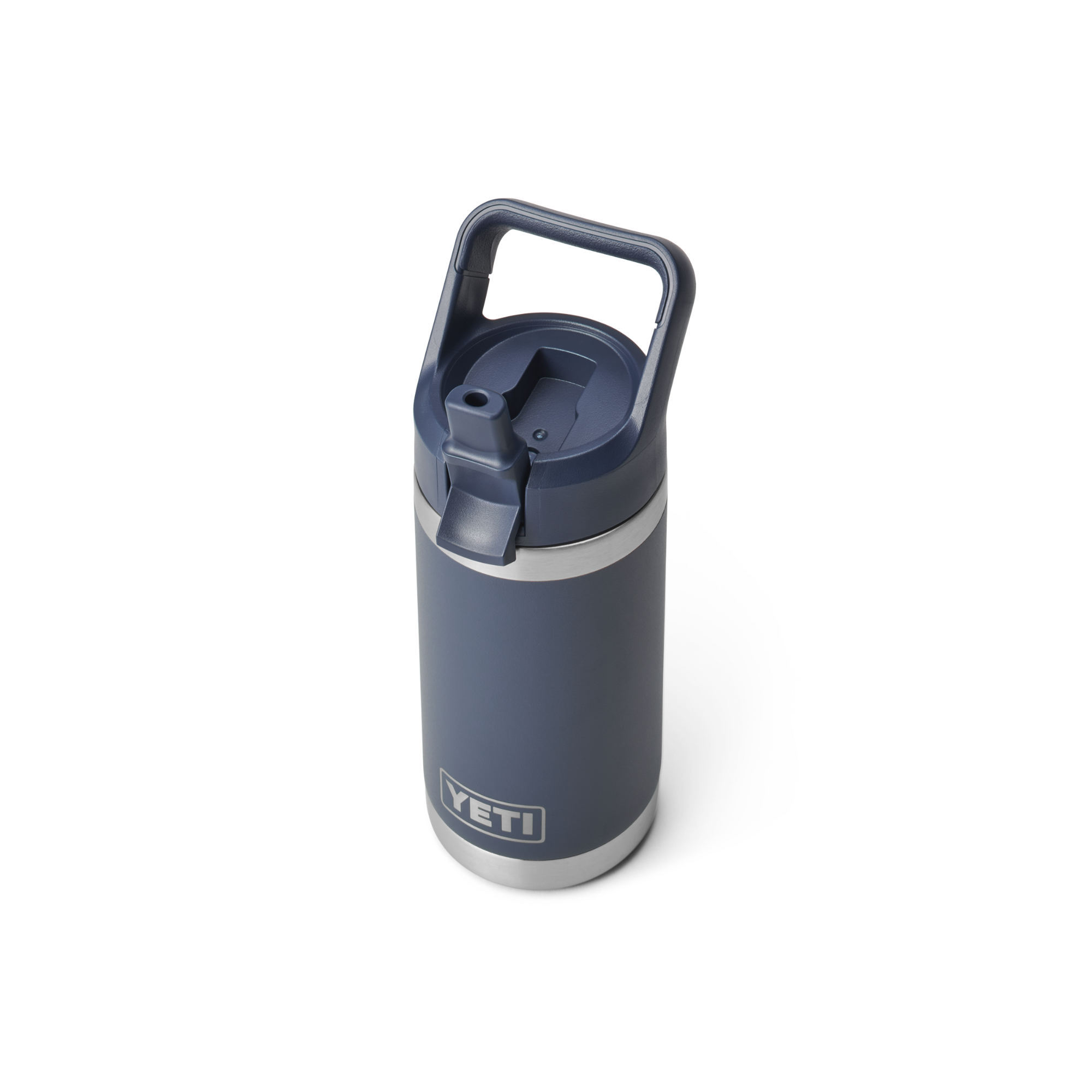 Yeti Rambler 12oz/355ml Junior Bottle with Colour Straw Cap (Navy)