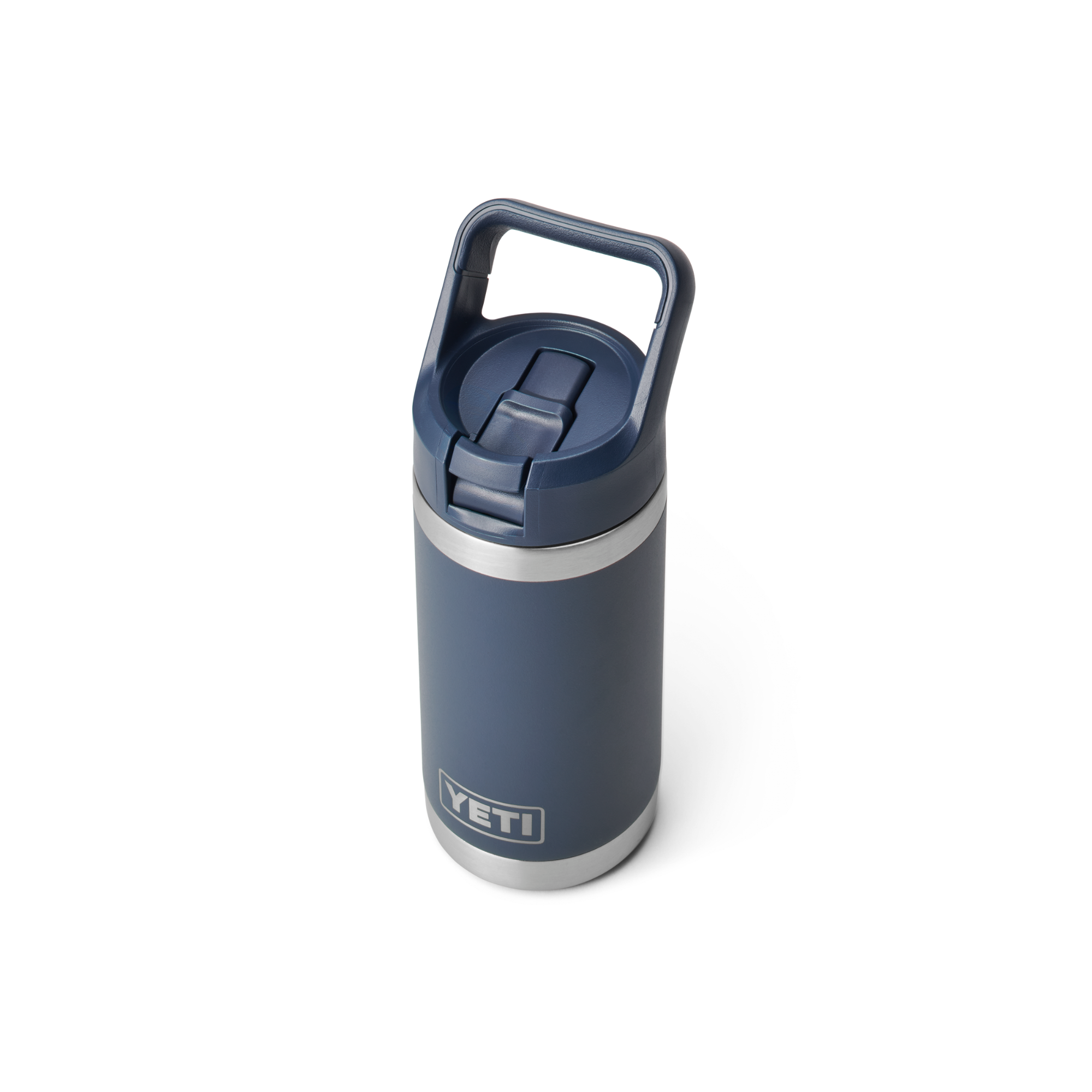 Yeti Rambler 12oz/355ml Junior Bottle with Colour Straw Cap (Navy)