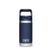 Load image into Gallery viewer, Yeti Rambler Junior with Colour Straw Cap (12oz/355ml)(Navy)
