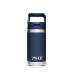 Yeti Rambler Junior with Colour Straw Cap (12oz/355ml)(Navy)