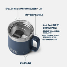 Load image into Gallery viewer, Yeti Rambler Mug with Magslider Lid (14oz/414ml)(Tropical Pink)
