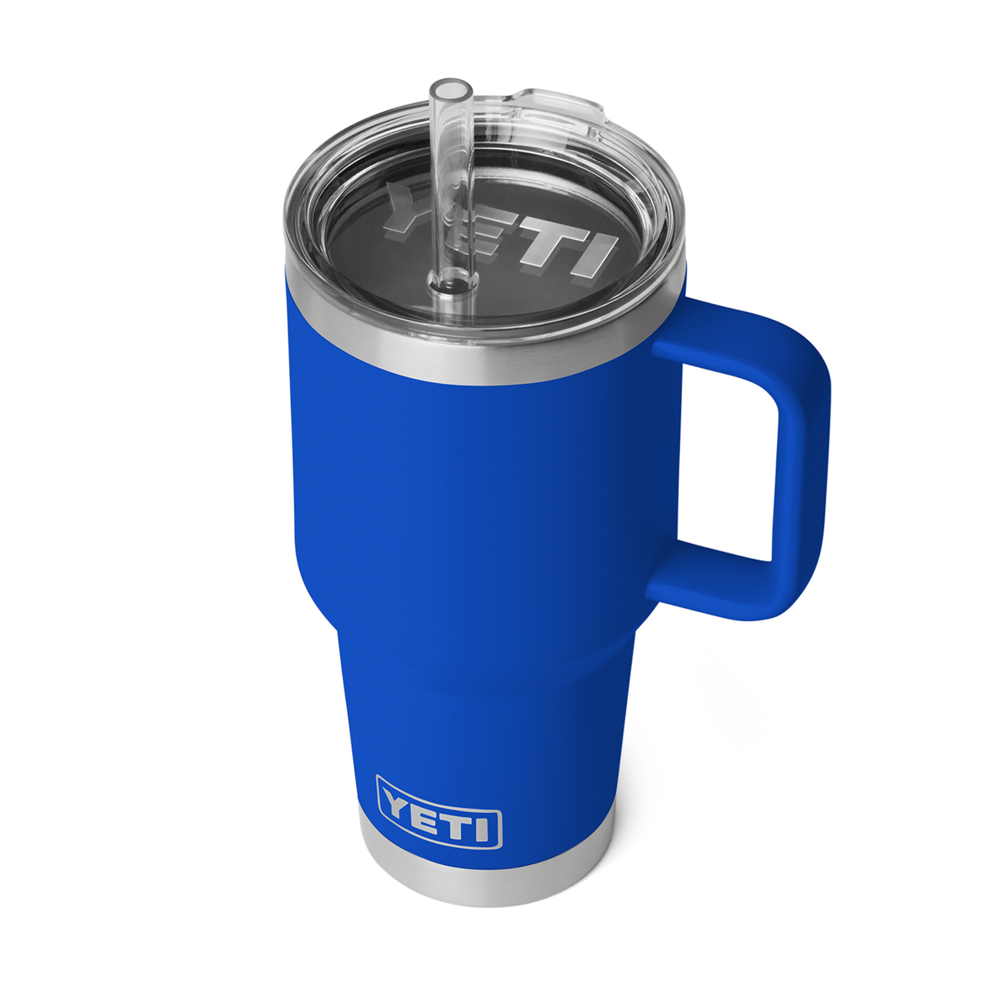 Yeti Rambler 35oz/1L Mug with Straw Lid (Royal Blue)