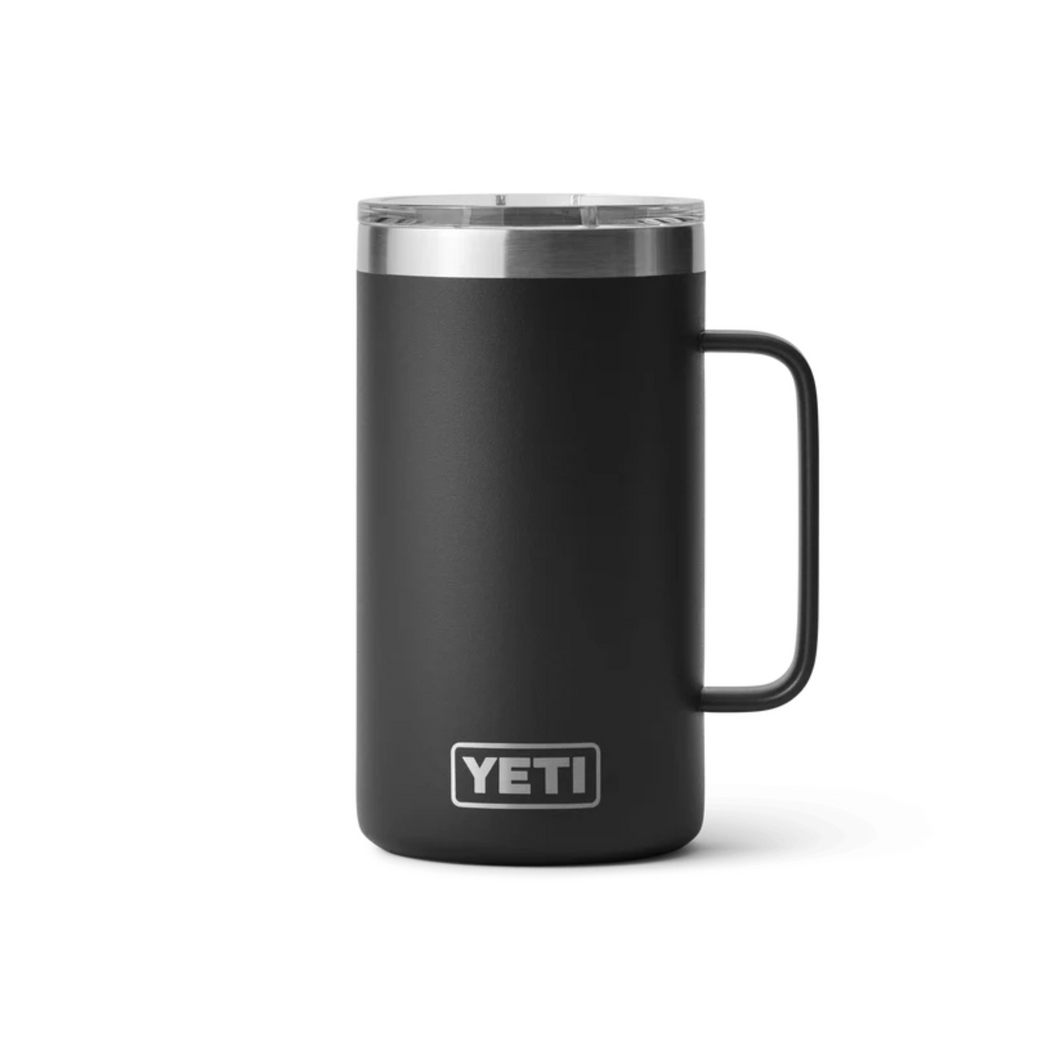 Yeti Rambler Travel Mug (24oz/709ml)(Black)