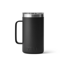 Load image into Gallery viewer, Yeti Rambler Travel Mug (24oz/709ml)(Black)
