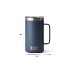 Load image into Gallery viewer, Yeti Rambler Travel Mug (24oz/709ml)(Black)

