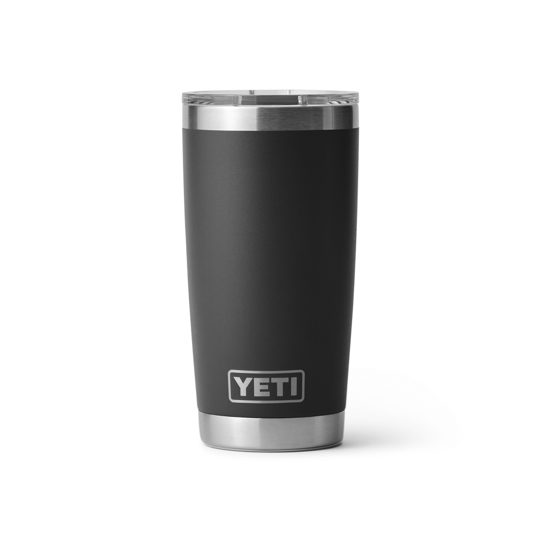 Yeti Rambler Tumbler with MagSlider Lid (20oz/591ml)(Black)