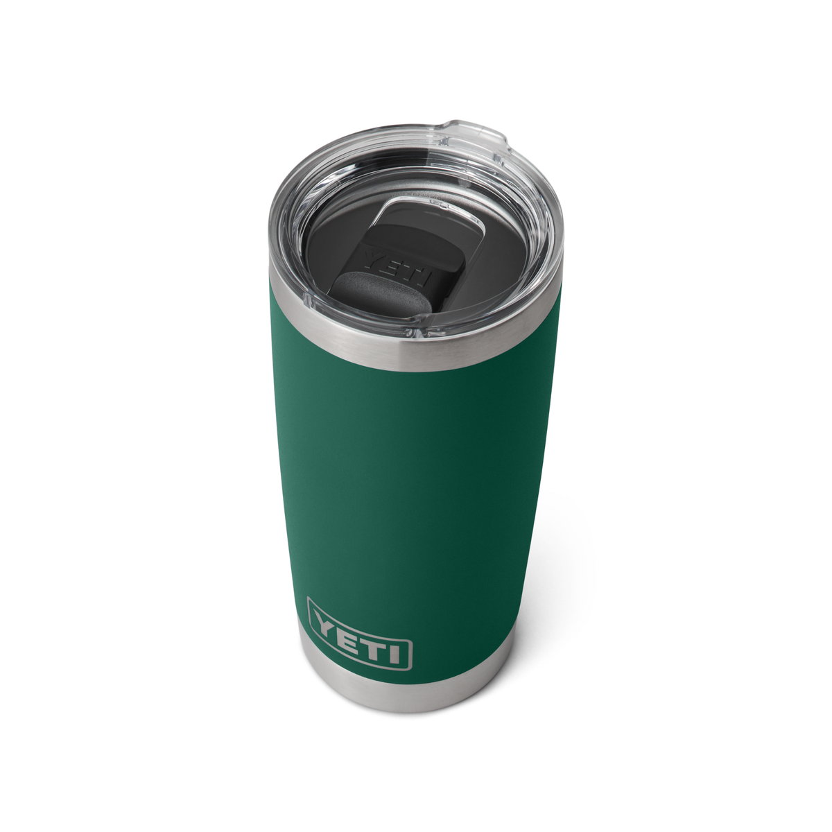 Yeti Rambler Tumbler with MagSlider Lid (20oz/591ml)(Black Forest Green)