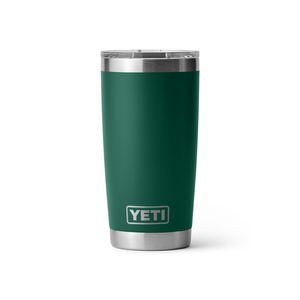 Yeti Rambler Tumbler with MagSlider Lid (20oz/591ml)(Black Forest Green)