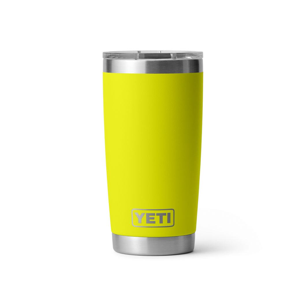 Yeti Rambler Tumbler with MagSlider Lid (20oz/591ml)(Firefly Yellow)