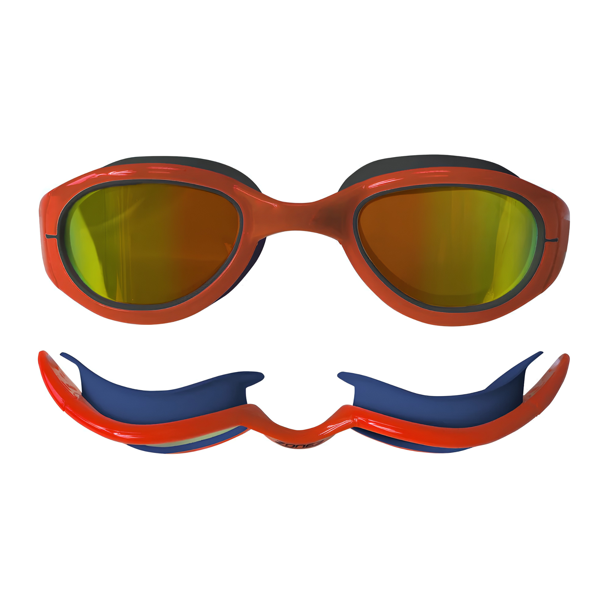 Zone 3 Attack Polarized Swim Goggles (Neon Orange/Navy)
