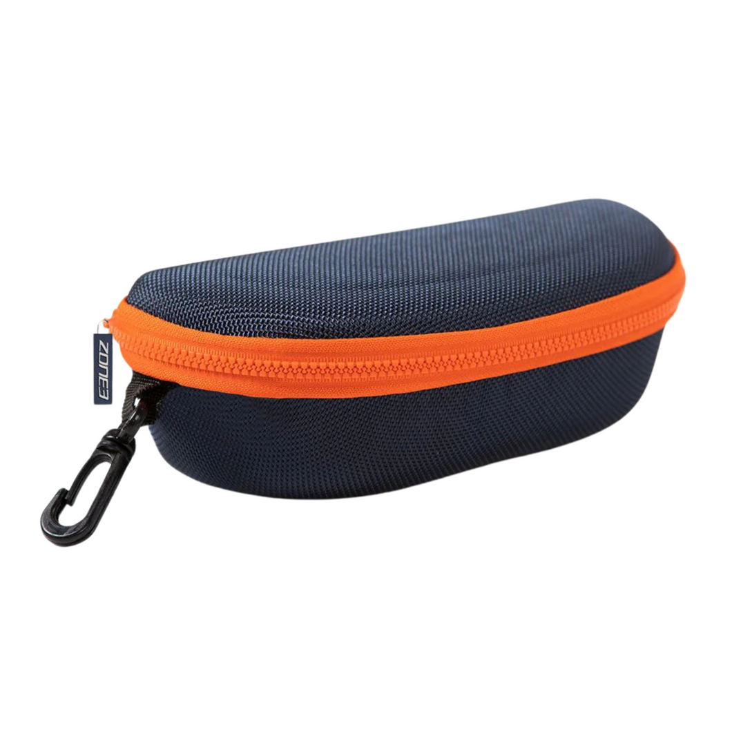Zone 3 Protective Swim Goggles Hard Case (Navy/Orange)