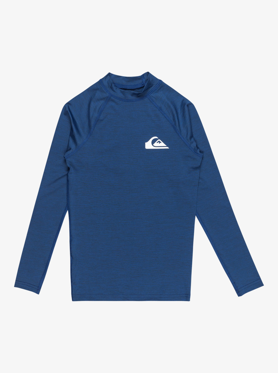 Quiksilver Junior UPF50 Long Sleeve Rash Top: Everyday (Monaco Blue Heather)