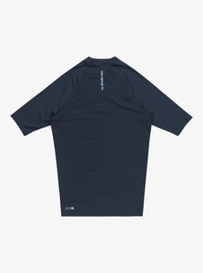 Quiksilver Men's UPF50 Short Sleeve Rash Top: Everyday (Dark Navy Heather)