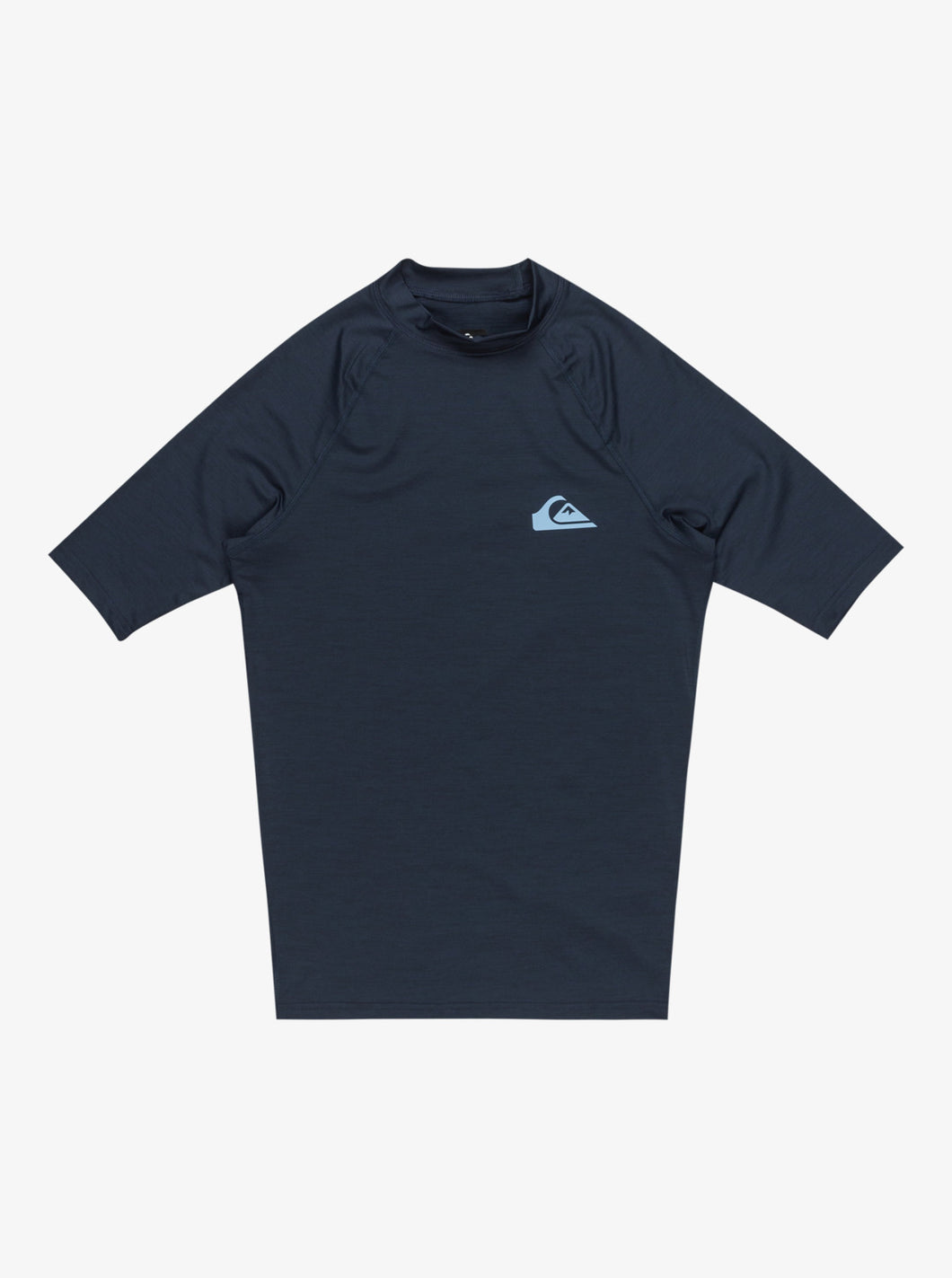 Quiksilver Men's UPF50 Short Sleeve Rash Top: Everyday (Dark Navy Heather)