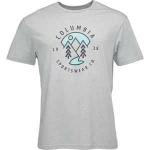 Columbia Men's Rapid Ridge Graphic Tee (Columbia Grey Heather/ Naturally Boundless)