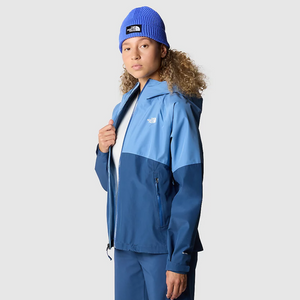 The North Face Women's Diablo Waterproof Rain Jacket (Indigo Stone/Shady Blue)