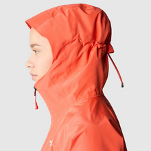 Load image into Gallery viewer, The North Face Women&#39;s Diablo Waterproof Rain Jacket (Radiant Orange/Auburn)
