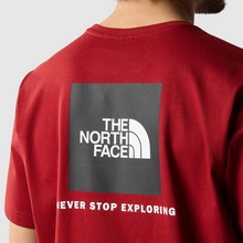 Load image into Gallery viewer, The North Face Men&#39;s Short Sleeve Red Box Tee (Iron Red)
