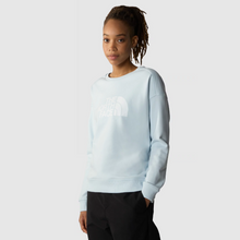Load image into Gallery viewer, The North Face Women&#39;s Drew Peak Crew Sweatshirt (Barely Blue)
